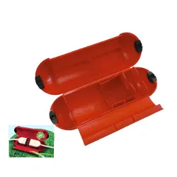 Guscio protettivo per giunzioni spina-presa (66x205mm) Rosso PP2601