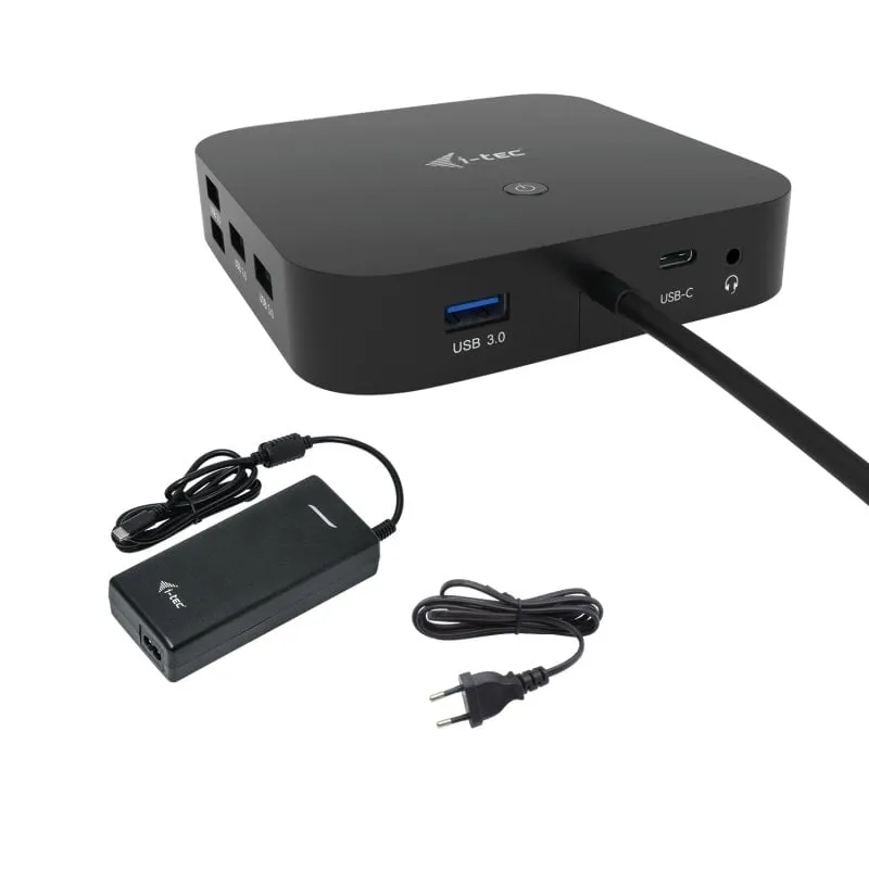 I-Tec USB-C HDMI DP Docking Station Power Delivery 100 W + Caricabatterie Universale 100 W