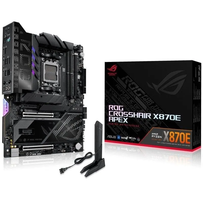 Schede Madri ASUS ROG CROSSHAIR X870E APEX X870E AM5 DDR5 ATX WiFi 7 PCIe 5.0 RGB