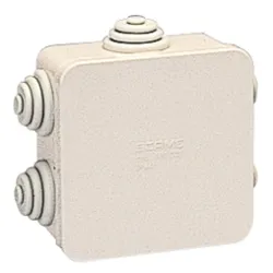 Scatola derivazione da parete ( IP55 ) (8x8x4cm) Grigio PP0271