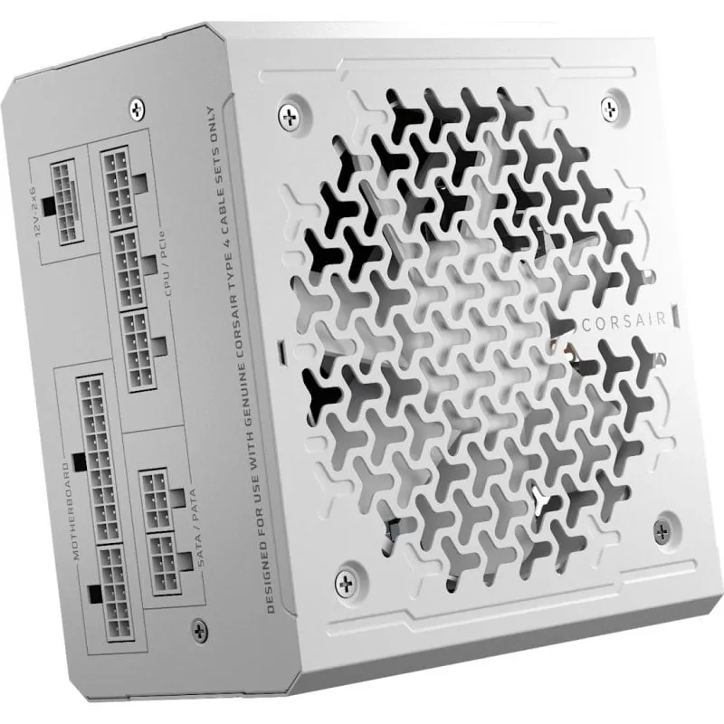 Corsair RMe Series RM750e ATX 3.1 PCIe 5.1 750W Cybenetics 80 Plus Gold Modulare Bianco