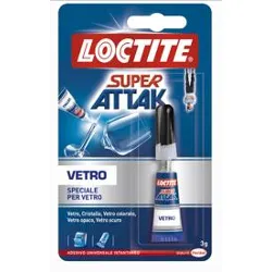 Colla specifica Vetro SUPER ATTAK (3gr) Trasparente 680469
