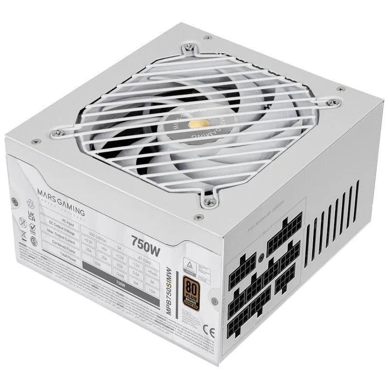 Mars Gaming Mpb750sim Alimentatore modulare ATX 750w 80 Plus Bronze Bianco