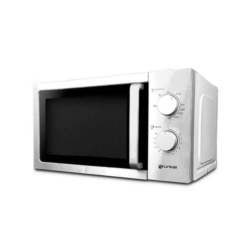 Microonde Grunkel MWG-20INOX 20L 700W con Grill Acciaio Inox