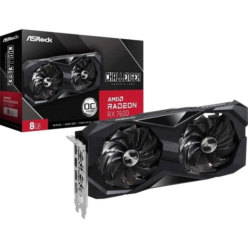 Scheda Grafica ASRock Radeon RX 7600 Challenger OC 8GB GDDR6