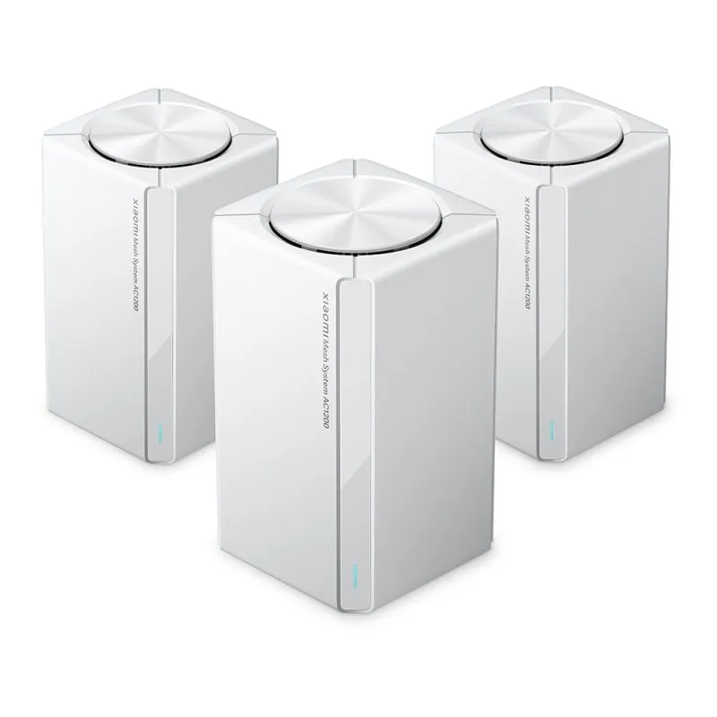 Xiaomi Mesh System AC1200 Dual Band Mesh WiFi System Bianco Confezione da 3 unità