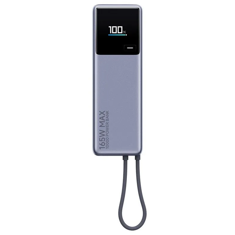 Xiaomi 165W Power Bank 10000mAh con cavo integrato Grigio