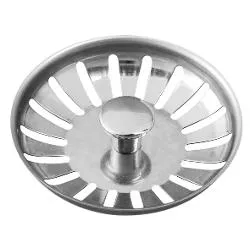 Tappo scarico (80mm) cestello antisporco lavello Cromo 134714