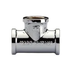 Raccordo idraulico a T ( 1/2"F ) Cromo N0328B