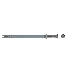 Set tasselli plastica con vite a percussione (8mm) N 8 100 K ( 10 pz) 504511