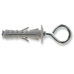 Set tasselli plastica con occhiolo chiuso (9mm) Sb 9 3 K ( 6 pz) 504443