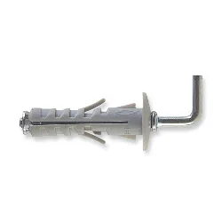 Set tasselli plastica con gancio medio (9mm) Sb 9 2 K ( 6 pz) 504442