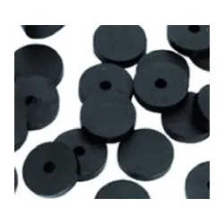 Set guarnizioni idrauliche 10 pz ( 1/2" (12,7 mm) ) per rubinetti neoprene Nero P0423