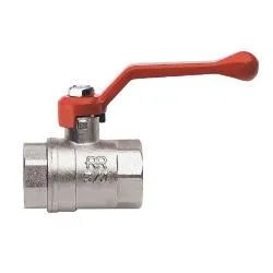 Valvola saracinesca ( 1/2"F ) a sfera con leva Nichelato R0627B