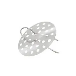 Griglia filtro inox antisporco per pilette lavelli (65mm) Cromo 150295