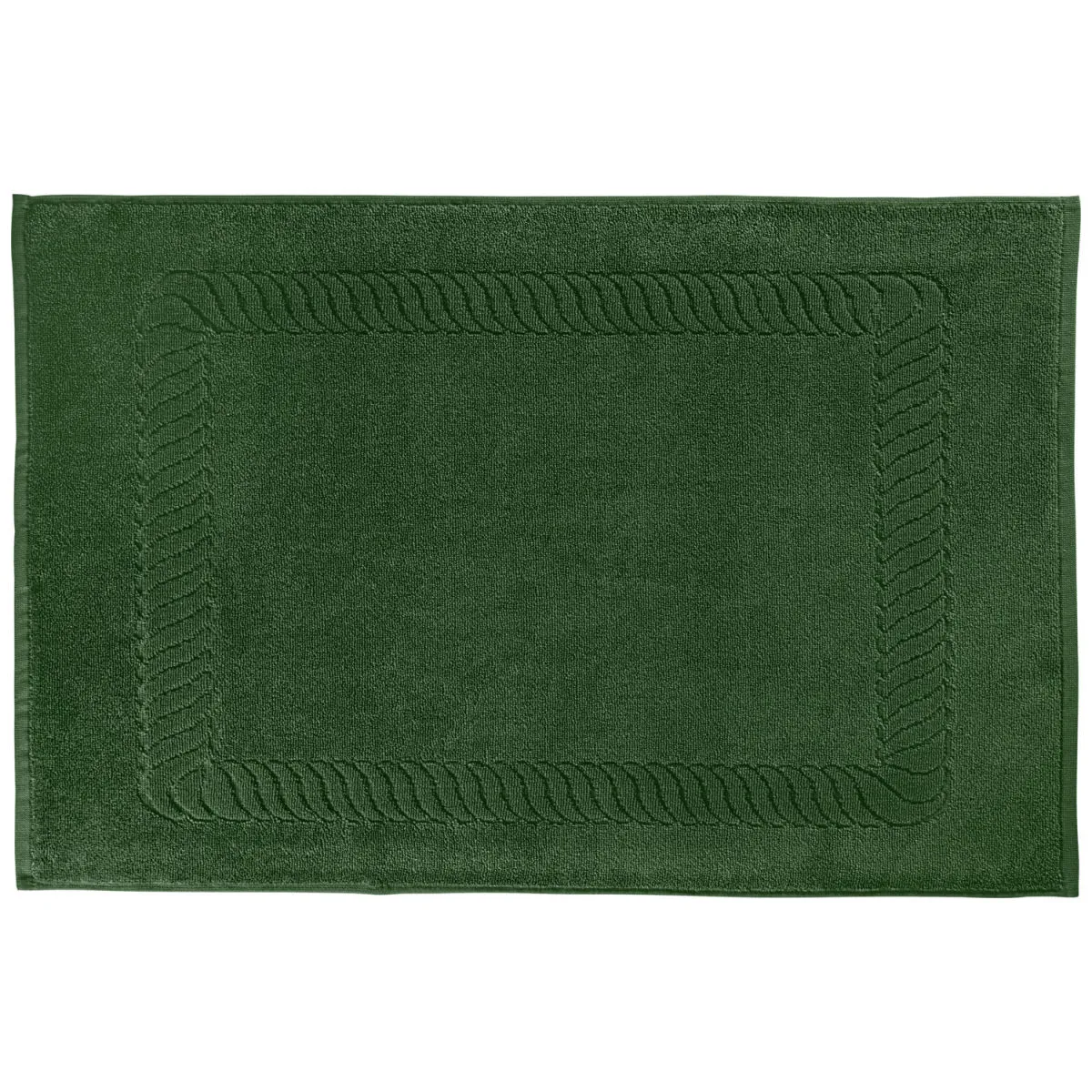 ERWIN M. Tappeto bagno Bermuda 2.0; 50x70 cm (LxL); verde scuro