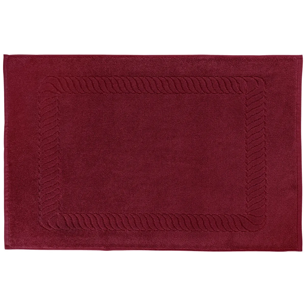 ERWIN M. Tappeto bagno Bermuda 2.0; 50x70 cm (LxL); bordeaux