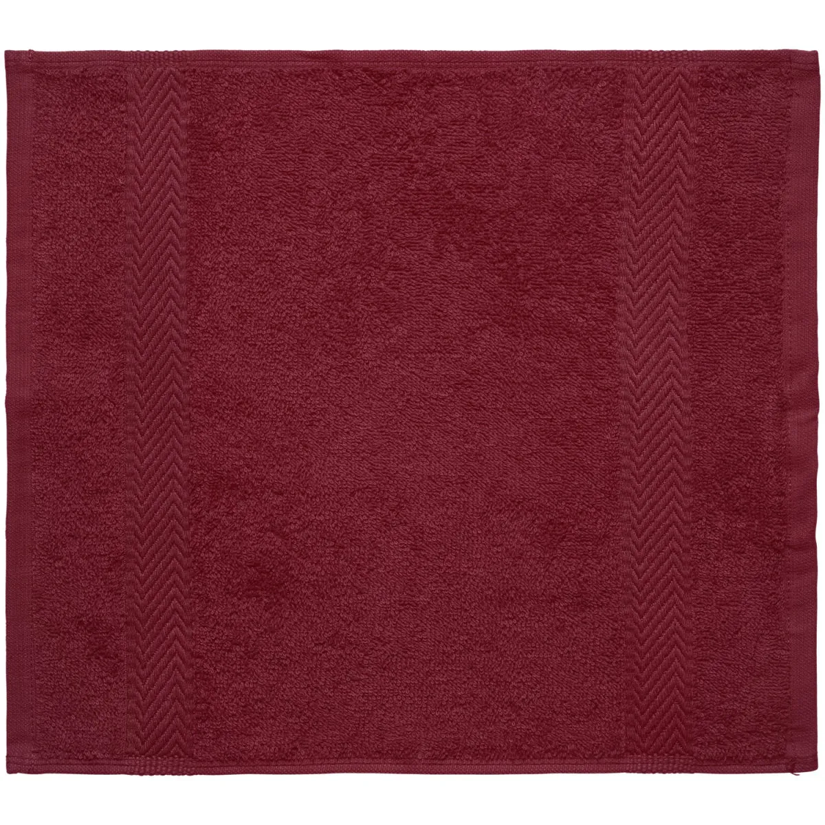 5x ERWIN M. Asciugamano bidet Bermuda 2.0; 30x30 cm (LxL); bordeaux; 5 pz. / Pacco