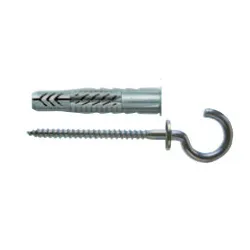 Set tasselli plastica con occhiolo aperto (6mm) Ux 6X35 R K ( 4 pz) 71908