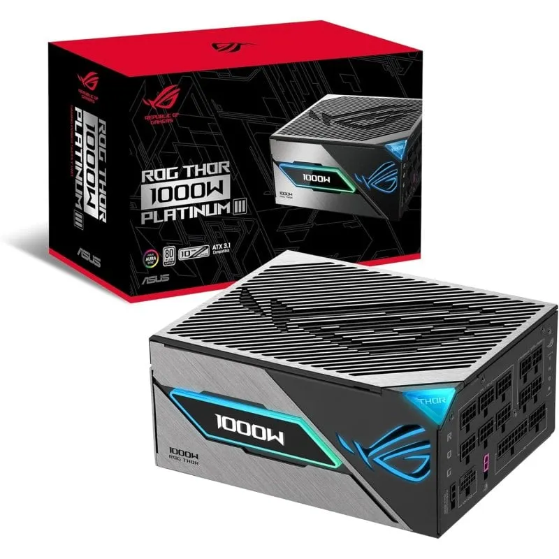 Asus Rog Thor 1000p3 Gaming/atx 3.1 1000w/80+ Platino