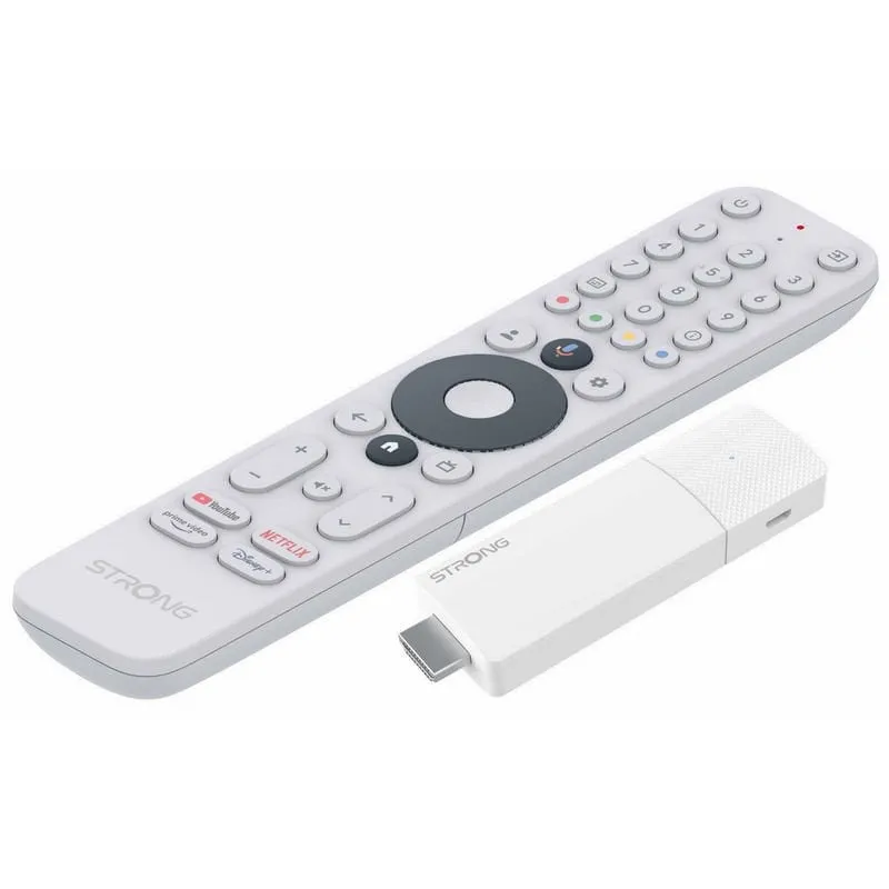 Forte LEAP-AIR Google TV Stick HDMI UltraHD 4K HDR10+ H.265/HEVC Dolby Audio Bianco