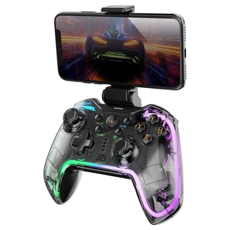 Gamepad Mars Gaming MGP-BT2 Bluetooth 5.0 RGB Neon Supporto Smartphone