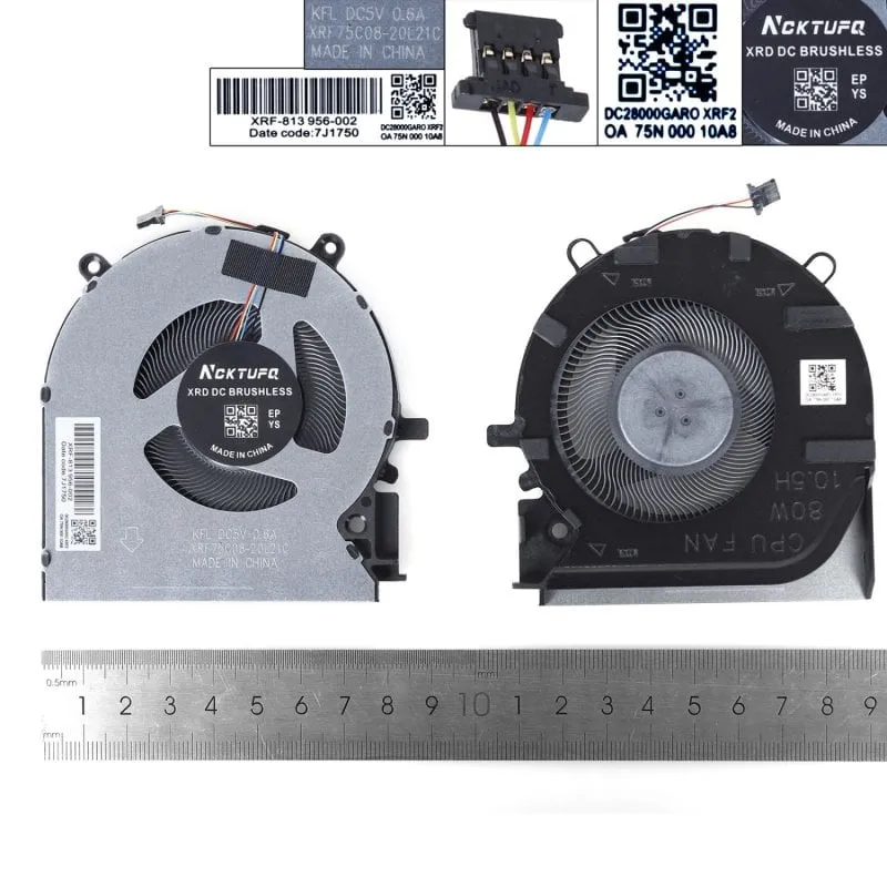 Ventola per laptop per Hp 16-d/e Tpn-q263 Q264 M75721 M75723 80wcpu, copia alta