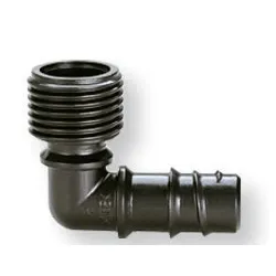 Set raccordi 2 pz a gomito per tubo collettore ( 1/2" ) RAINJET 91082