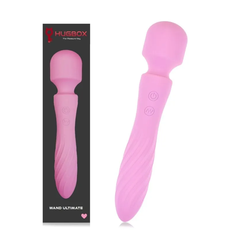 Bacchetta vibrante Hugbox e vibratore femminile 20 programmi rosa