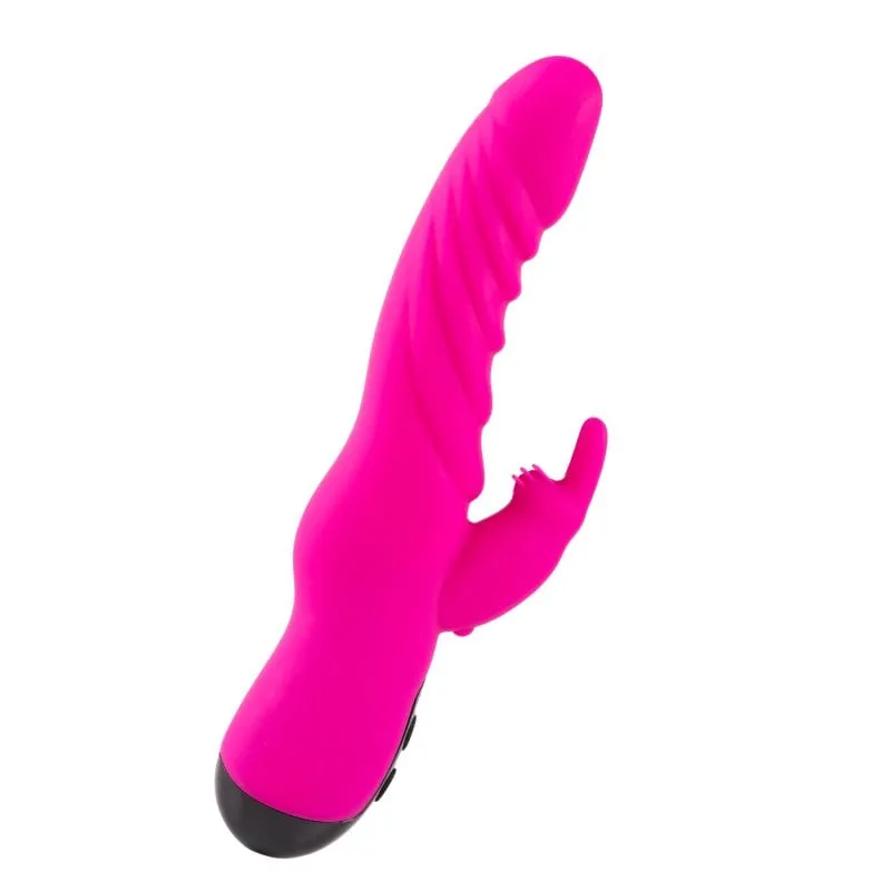 Vibratore Hugbox Bunny e vibratore femminile 10 programmi rosa