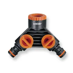 Presa rubinetto irrigazione 2 vie innesto rapido GARDENLIFE 8599