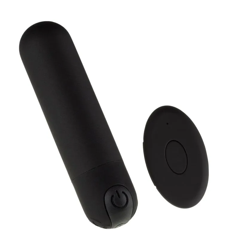 Vibratore femminile Hugbox con telecomando, 10 programmi, nero