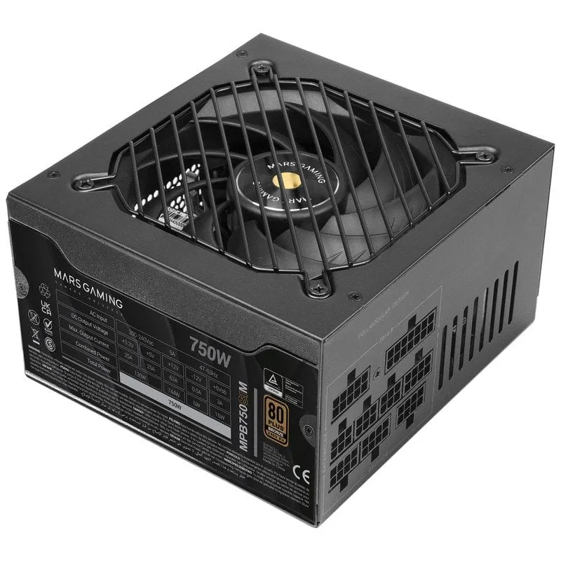 Alimentatore modulare Mars Gaming Mpb750sim ATX 750w 80 Plus Bronze Nero