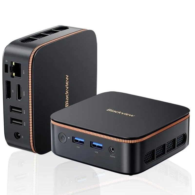 Mini PC Blackview MP20 AMD Ryzen 3 3300U 16GB 512GB SSD Radeon Vega 6 Windows 11 Pro Nero