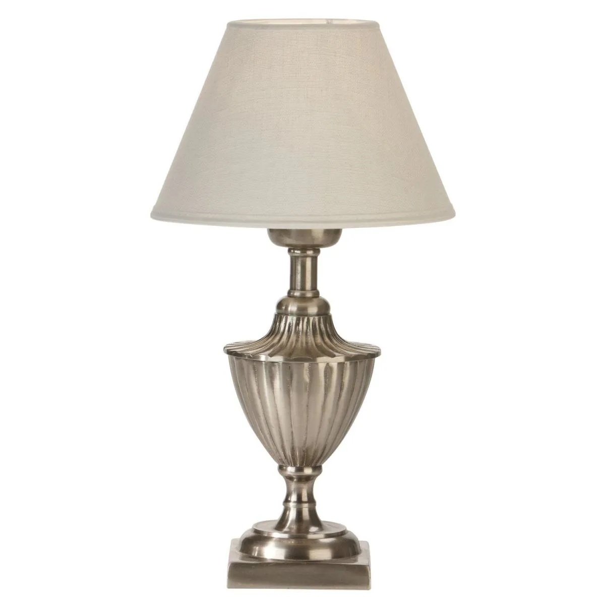 PR Home Lampada da tavolo Pollino; 33x16x33 cm (LxLxH); argento