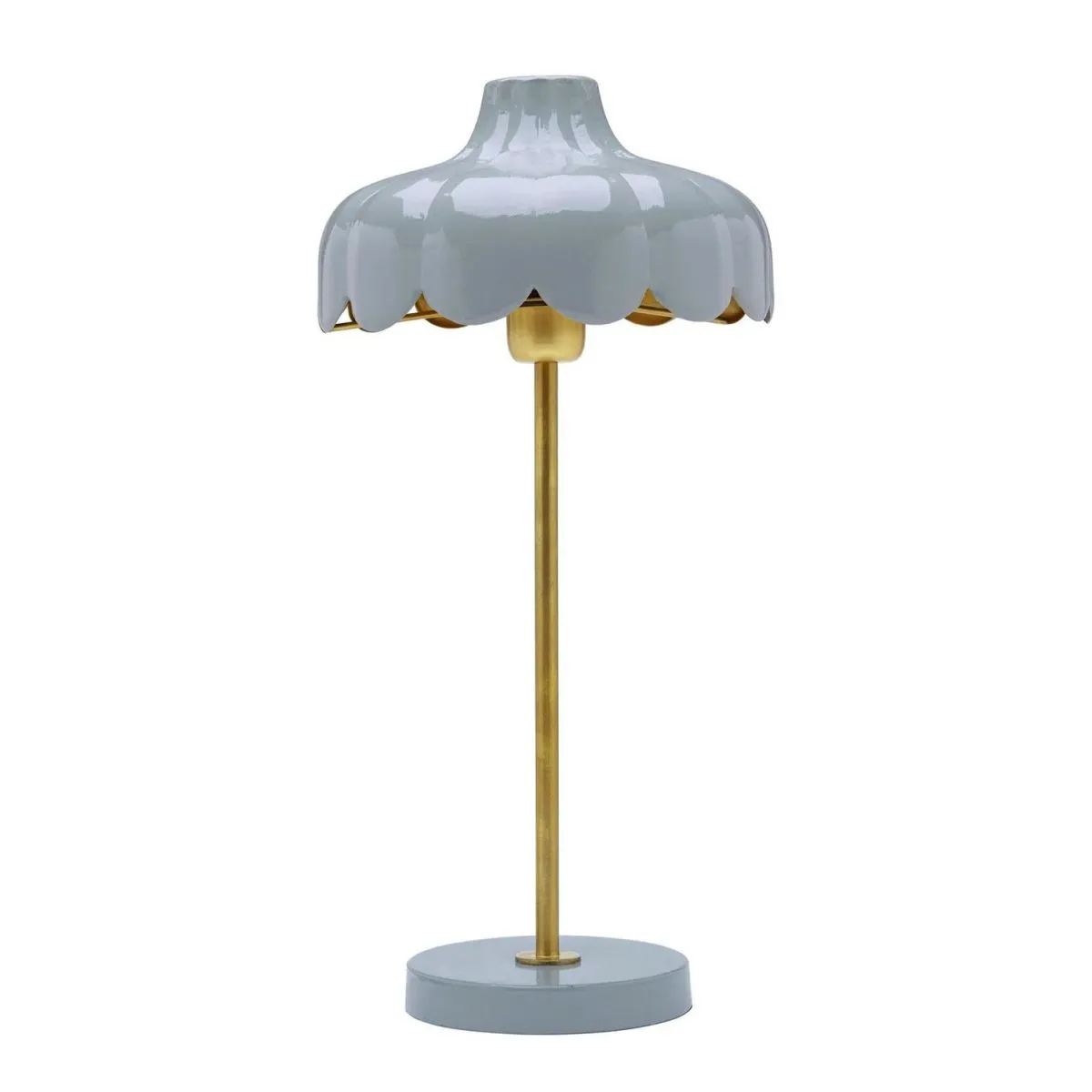 PR Home Lampada da tavolo Wells; 50x24x50 cm (LxLxH); blu