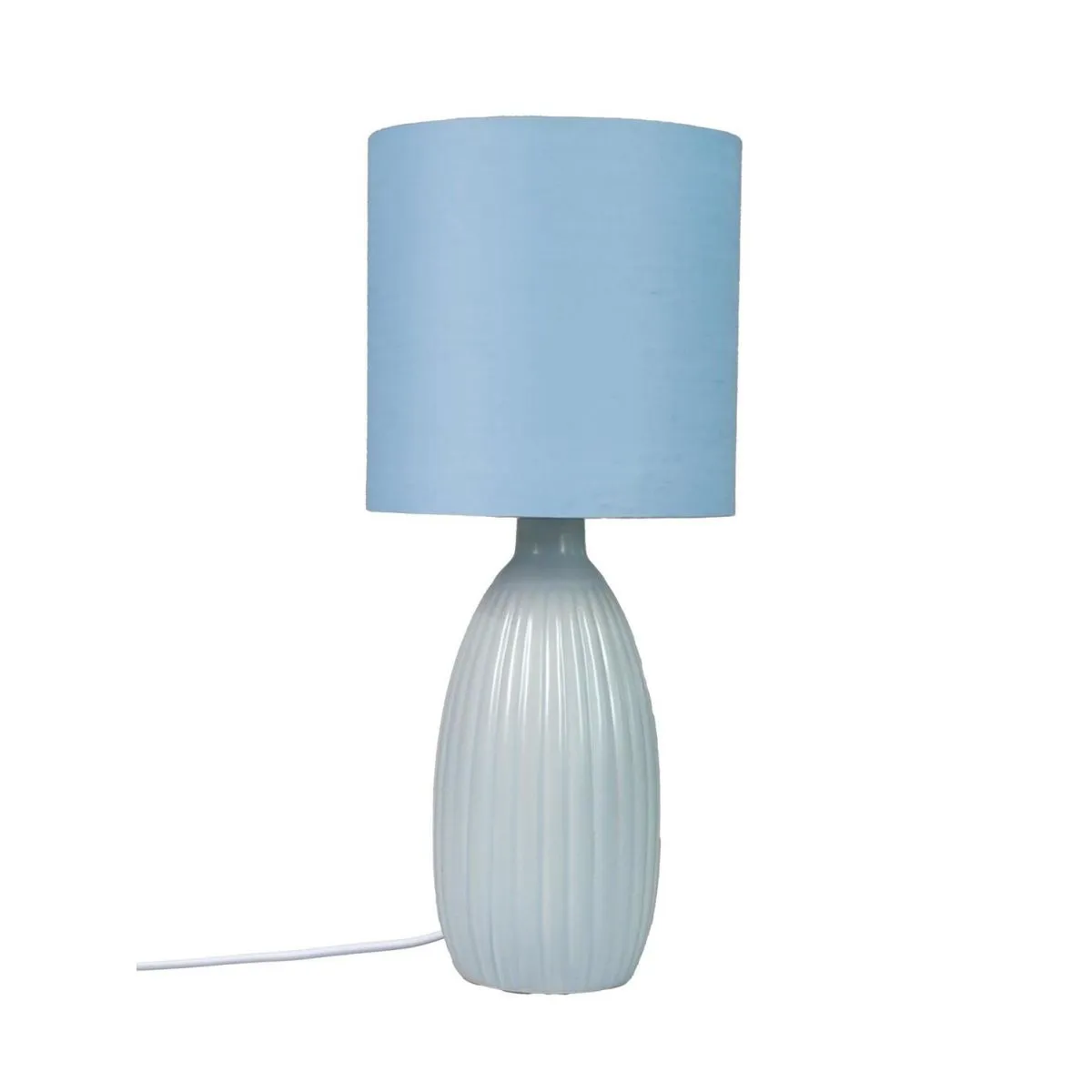 PR Home Lampada da tavolo Uno; 37x16x37 cm (LxLxH); blu chiaro