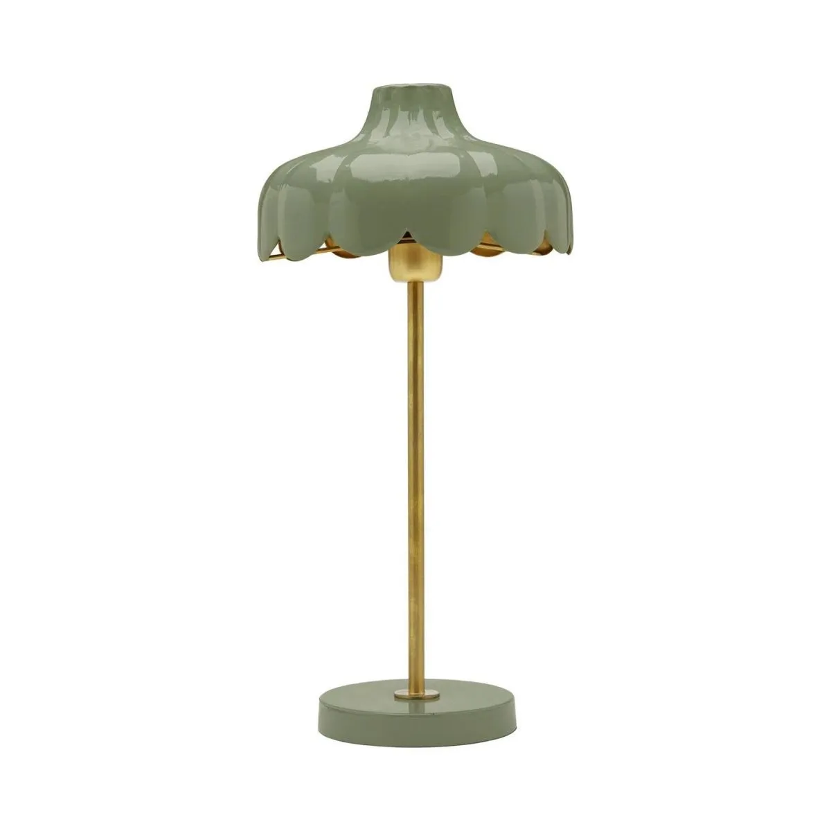 PR Home Lampada da tavolo Wells; 50x24x50 cm (LxLxH); muschio