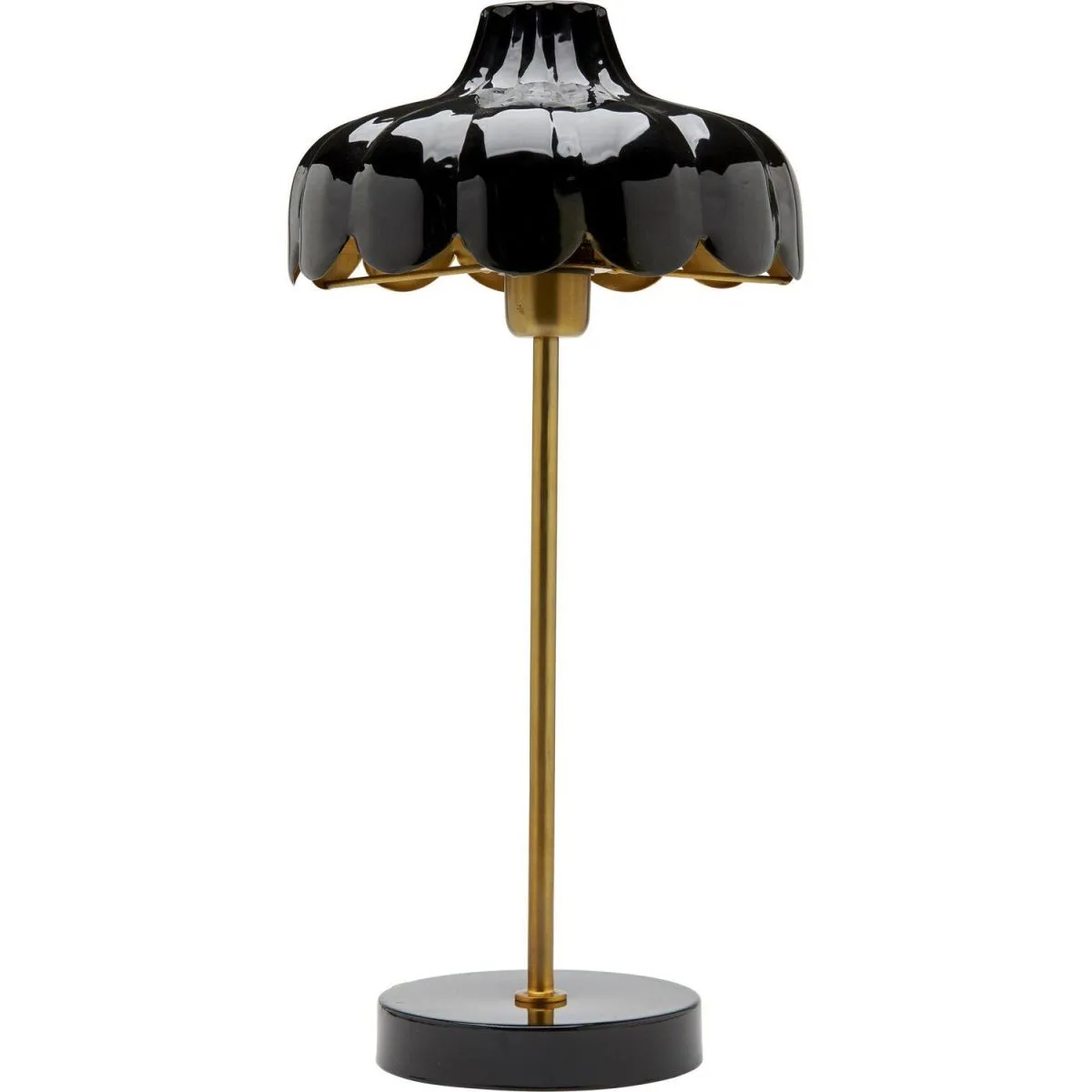 PR Home Lampada da tavolo Wells; 50x24x50 cm (LxLxH); nero