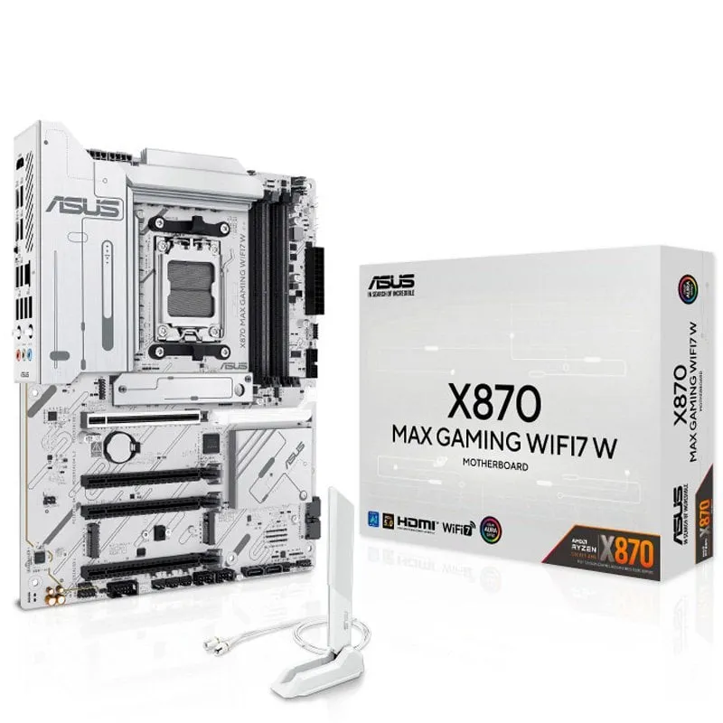 ASUS X870 MAX GAMING WIFI7 con PCIe 5.0