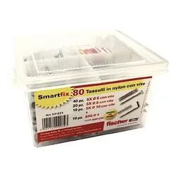 Set tasselli plastica con vite Kit 80 Sx ( 90 pz) 531271