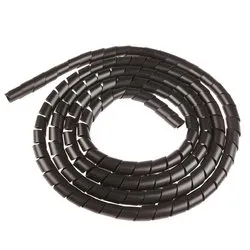 Raccoglicavo guaina Spiralina (15mm x 2m) Nero PP8075 2