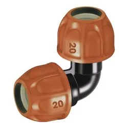 Raccordo a gomito per tubo polietilene ( 16,6 - 20 mm ) RAINJET 90322