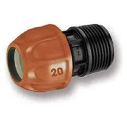 Raccordo filettato M per tubo polietilene ( 16,6 - 20 mm ) RAINJET 90318