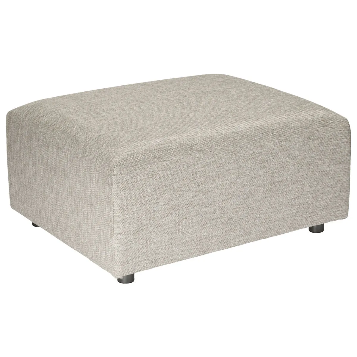 VEGA Chaise lounge da esterno Modesco Hocker; 70x85x44 cm (LxPxH); seduta beige, struttura beige