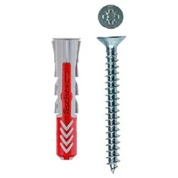 Set tasselli bimateriale con vite (8mm) Duopower 8 S K ( 8 pz) 537629