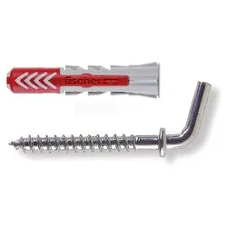 Set tasselli bimateriale con gancio corto (6mm) Duopower 6 C 8 K ( 12 pz) 537634