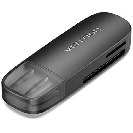 Lettore di schede esterno USB 2.0 Vention CLEB0 nero SD/TF 480 Mbps