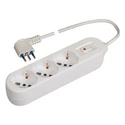Multipresa tavolo con interruttore sicurezza 3P 10/16A Bianco PP2513