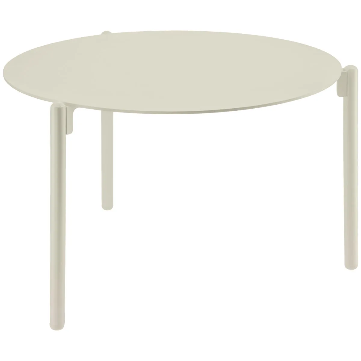 VEGA Tavolino da esterno Naira piccolo; 65x28.5 cm (ØxH); Piano tavolo beige, struttura beige; rotonda